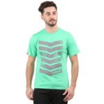 Vakum Men Green Round Neck Printed T Shirt