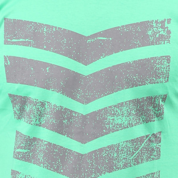 Vakum Men Green Round Neck Printed T Shirt