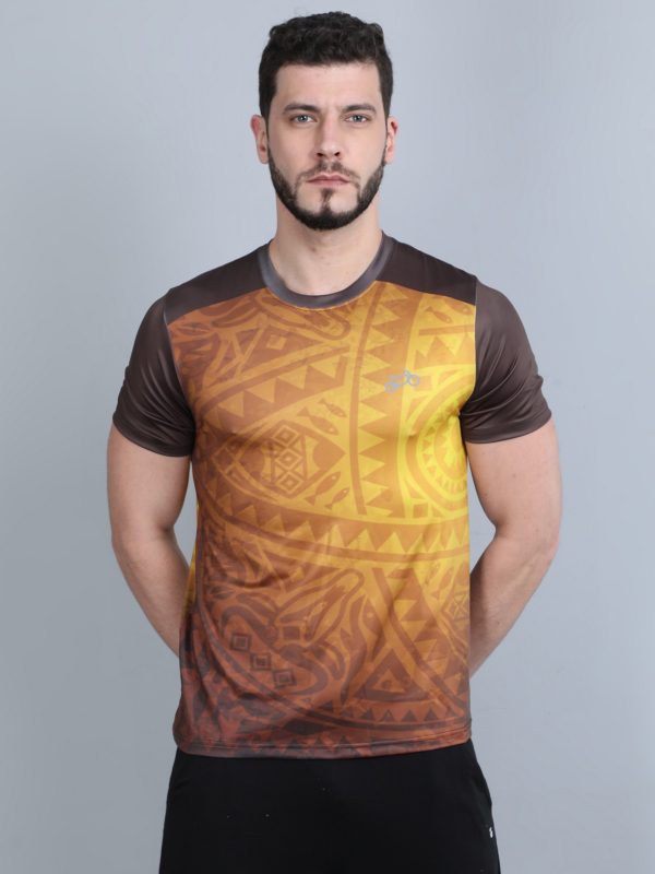 Green Age Active Wear Dry Fit - Brown T shirt