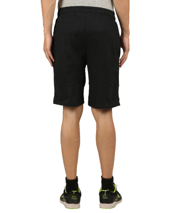 Vakum Men Plain Black Solid Shorts