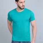 Vakum Round Neck Mint Blue T Shirt