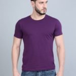 Vakum Round Neck Purple T Shirt