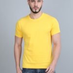 Vakum Round Neck Canary Yellow T Shirt