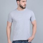 Vakum Round Neck Grey Marl T Shirt